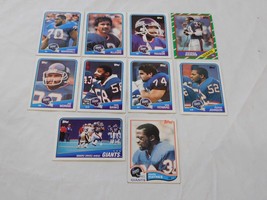 Lot of 10 Football Trading Cards NFL New York Giants Leonard Marshall Raul Alleg - £23.73 GBP