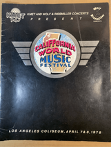 1970s Cheap Trick Concert Program Califfornia Music Fest-1979 Ted Nugget... - £83.35 GBP