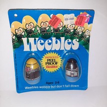 Weebles Romper Room Figures By Hasbro 1973 NEW Boys Coat &amp; T-Shirt - £39.56 GBP