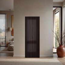 Modern Stained Walnut 2-Door Armoire Closet Storage System - €248,25 EUR