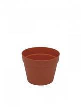 EUROPALMS Planter from Plastic, Red, 17cm - £1.43 GBP
