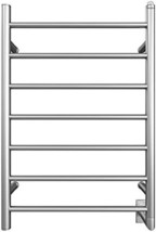 Ancona An-5327 Comfort 7 7-Bar Wall Mount Hardwired Towel Warmer In Brushed - $366.94
