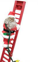 Mr. Christmas 37221 Super Climbing African American Santa Holiday Decoration, On - £219.70 GBP