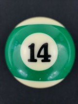 Replacement Pool Ball Billiards #14 Billiard Ball 2 1/4&quot; Diameter Vintage - £4.76 GBP