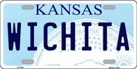 Wichita Kansas Novelty Metal License Plate LP-6602 - £14.86 GBP