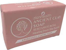 Clay Soap Good Bergamot Rose Zion Health 6 oz Bar Soap - £17.68 GBP