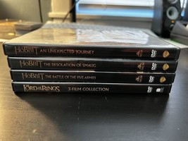 The Lord of the Rings and The Hobbit Trilogies DVD Lot of 6 Films Widescreen - £16.23 GBP