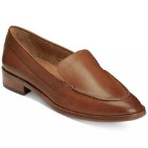 Aerosoles Women Slip On Loafers East Side Size US 6W Dark Tan Leather - $53.46