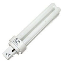 Ge Cfl 2 Pin Bulb T4 18 W, 66 W 1200 Lumens, 980 Lumens, Lumens 4100 K 8... - $10.81