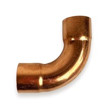 1-3/8&quot; C x C 90° Degree Long Radius Copper Pipe Reducing Elbow Fitting - £22.88 GBP