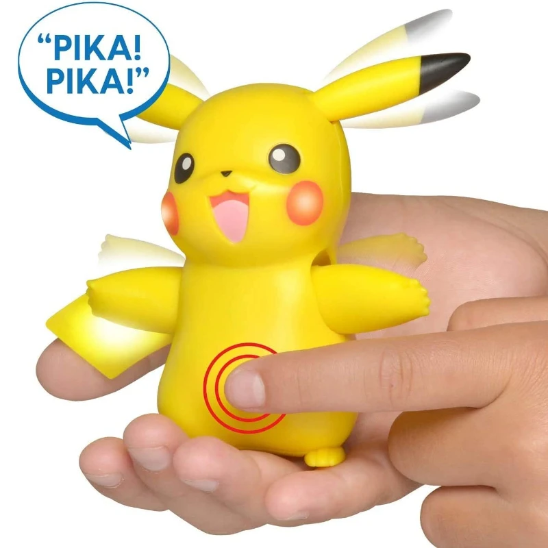 Pokemon electronic interactive my partner pikachu charmander reacts to touch sound with thumb200