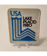 Vintage USA Lake Placid 1980 Embroidered Patch 3.25&quot;x2.75&quot; - £9.40 GBP