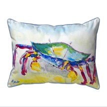 Betsy Drake Crawling Crab Extra Large Zippered Indoor Outdoor Pillow 20x24 - £63.30 GBP