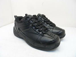 Reebok Work Men&#39;s Jorie Soft-Toe Casual Work Shoes RB1100 Black Leather Size 9W - £45.38 GBP