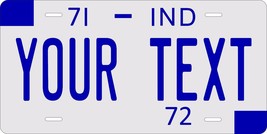 Indiana 1971 License Plate Personalized Custom Car Bike Motorcycle Moped - £8.70 GBP+