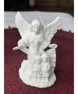 WHITE CERAMIC ANGEL 4x3in - $15.00