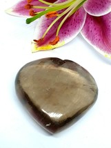 Smoky Quartz Heart Carving Real Crystal Protective Energy 70g 5 x 5 x 2 ... - $24.26