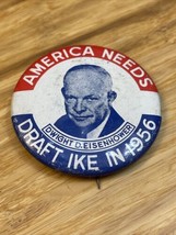 Reproduction Dwight Eisenhower Presidential Political Campaign Button Pi... - £9.34 GBP