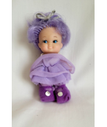 Vintage UD Co. 5" Doll – Purple Outfit – 1970s - $3.95