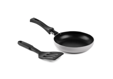 Brooklyn Steel Co. Mini Round Fry Pan &amp; Slotted Turner 2-Pc. Set - $15.00