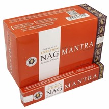 Vijayshree Golden Nag Mantra Incense Sticks Masala AGARBATTI Export Quality 180g - £18.56 GBP
