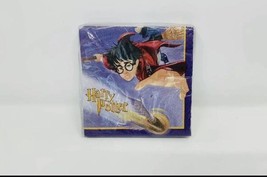 Napkins Harry Potter Sorcerer&#39;s Stone Quidditch Hallmark Party Express 2000 - £8.20 GBP