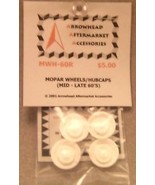 Scale Detail Accessories / 1/25th  Resin 60&#39;s Mopar Wheels &amp; Dogdish Hub... - $6.83 CAD