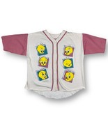 Vintage 1994 Tweety Bird Shirt Baseball Jersey Looney Tunes Soft Sweater... - £23.35 GBP