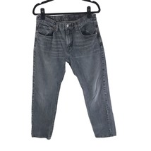 Levis Mens 502 Taper Fit Jeans Stretch Black 32x30 - $19.24