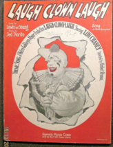 LON CHANEY (LAUGH,CLOWN,LAUGH) ORIG,1928 MOVIE SHEET MUSIC - £98.56 GBP