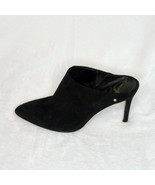 Sam Edelman Oran High Slide Mule Mules Black Suede Heels size 6.5 - $51.27 CAD