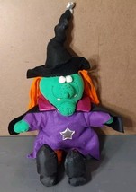 Vintage Halloween Witch Nylon Plush Hand Puppet 1996 International Silve... - $377.86 MXN