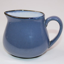 Sango CONCEPTS Creamer Blue Purple In Color Stoneware Black Rim Dish Was... - $4.99
