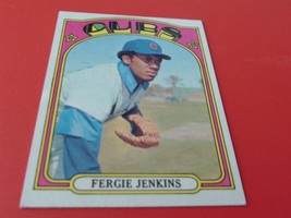 1972 Topps # 410 Fergie Jenkins Cubs Nm / Mint Or Better !! - $44.99