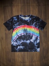 NEW Boutique Tie Dye Rainbow Girls Boys Short Sleeve Shirt - £6.74 GBP