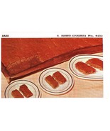Vintage 1950 Bars Recipe Print Cover 5x8 Crafts Decor - $27.40 CAD