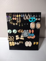 Lot Of 23 Pairs Of Earrings As Is Dangle, Stud, Mixed Materials - £27.94 GBP