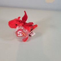 Ty Plush Dragon Y Ddraig Goch Keychain Metal Clip Beanie Babies 2007 UK - $14.99