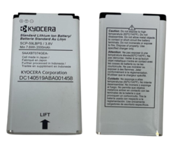 Battery SCP-59LBPS For Kyocera C6725 C6730 Hydro Icon Hydro Vibe 4G ORIG... - $6.26