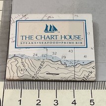 Vintage Matchbook Cover The Chart House  Syrah Seafood &amp; Prim Rib  gmg  Unstruck - £9.75 GBP