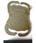 Vintage 1890s telegraph this number if anything happens to me suspend belt - €63,32 EUR