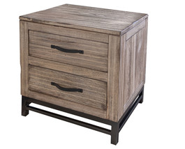 25" Brown Two Drawer Nightstand - $14,637.94 MXN