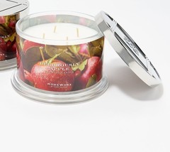 HomeWorx by Harry Slatkin Deliciously Apple 18-oz Candle   One  USED 5% - £28.84 GBP