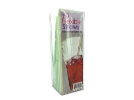 Flexible straws with dispenser box - $5.87