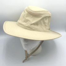 The Tilley Airflo Hat Wide Brim Canvas Boonie Sun Hat with Strap Size 7 ... - $39.59