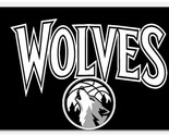 Minnesota Timberwolves Flag 3x5ft Banner Polyester Basketball wolves008 - £12.59 GBP