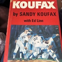 Koufax by Sandy Koufax with Ed Linn Hardcover Los Angeles Dodgers Baseball - £11.62 GBP