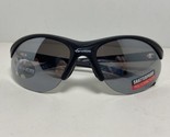 Virage Mens Sport Sunglasses Matte Black Semi Rimless Mirror Lens Nwt - $9.32