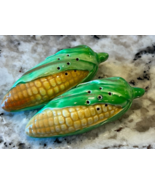 Corn on the Cob Salt and Pepper Shakers JaPaN Vintage Cork Stoppers Farm... - $265.49 MXN