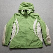 ZeroXposur Jacket Womens Medium Green Pockets Full Zip Hooded - $16.86